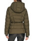 Фото #2 товара Women's Rope Belted Hooded Puffer Coat, Created for Macy's