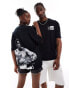 ASOS DESIGN unisex oversized license t-shirt in black with Muhammad Ali large graphic prints