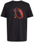 Фото #3 товара Big Boys AEROREADY® Short-Sleeve Football Logo Graphic Sport T-Shirt