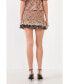 Фото #2 товара Women's Floral Multi Color Mini Skirt