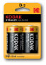Фото #1 товара Kodak Алкалиновая батарея D - 1.5 V - 2 шт - 15500 mAh