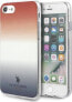 Фото #1 товара Чехол для смартфона U.S. Polo Assn. Градиентный узор, iPhone 7/8/SE 2020, красно-синий