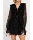 Women's Chiffon Ruffle Mini Dress