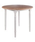 Sorella 30.08" Wood Round Drop Leaf Table