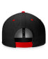 Фото #2 товара Men's Black, Red Chicago Blackhawks Heritage Retro Two-Tone Snapback Hat
