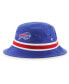 ფოტო #2 პროდუქტის Men's '47 Royal Buffalo Bills Striped Bucket Hat
