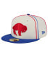 Men's Cream Buffalo Bills Soutache 59FIFTY Fitted Hat