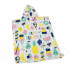 Фото #2 товара EUREKAKIDS Poncho towel for children ideal for pool and beach - hello summer fruit poncho