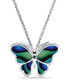 ფოტო #1 პროდუქტის Abalone Inlay Butterfly Necklace