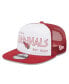 Фото #1 товара Men's White, Cardinal Arizona Cardinals Banger 9FIFTY Trucker Snapback Hat
