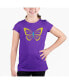 Girls Word Art T-shirt - Butterfly