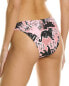 Фото #2 товара Bcbgeneration Tracks Scoop Bikini Bottom Women's Pink Xl