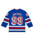 ფოტო #3 პროდუქტის Men's Wayne Gretzky Blue New York Rangers 1996/97 Blue Line Player Jersey