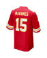 Men's Patrick Mahomes Red Kansas City Chiefs Game Jersey