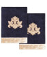 Фото #1 товара Textiles Turkish Cotton May Embellished Hand Towel Set, 2 Piece