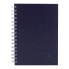 Фото #1 товара TOTTO A5 Dark Blue Lined Cover Notebook