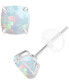 Фото #3 товара Серьги Macy's lab-Created Opal Stud