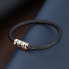 Фото #4 товара Luxury leather bracelet for men Moody SQH51