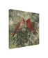 Фото #2 товара Mary Miller Veazie 'Kissing Cardinals' Canvas Art - 35" x 35"
