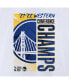 Men's White Golden State Warriors 2022 Western Conference Champions Big and Tall Locker Room T-shirt Белый, 5XB - фото #5