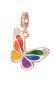 Фото #1 товара Playful bronze pendant Butterfly Storie RZLE039