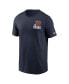 Фото #3 товара Men's Navy Chicago Bears Blitz Essential T-shirt