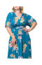 Plus Size Vienna Kimono Sleeve Long Maxi Dress