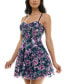 Фото #4 товара Платье Trixxi с вышивкой и принтом из сетки Fit & Flare для девушек