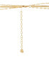 Фото #3 товара Italian Gold triple Layered Chain Necklace in 10k Gold, 17" + 2" extender