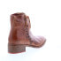 Фото #8 товара Bed Stu Aldina F328016 Womens Brown Leather Zipper Ankle & Booties Boots 6