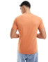 Фото #4 товара Barbour International small logo t-shirt in burnt orange