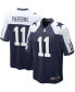 Фото #1 товара Men's Big and Tall Micah Parsons Navy Dallas Cowboys Alternate Game Jersey