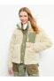 Фото #1 товара Пушистое пальто с длинными рукавами LCW Casual Dik Yaka Düz Куртка
