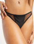 Фото #8 товара Wolf & Whistle Exclusive Fuller Bust mix & match high leg bikini bottom in black mesh