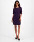 ფოტო #1 პროდუქტის Petite Textured Sheath Dress