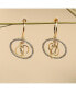 ფოტო #2 პროდუქტის Women's Circular Drop Earrings