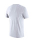 Фото #4 товара Men's White Michigan State Spartans Essential Logo T-shirt