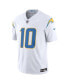 Men's Justin Herbert White Los Angeles Chargers Vapor F.U.S.E. Limited Jersey