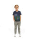 Toddler Boys / Crossbody Bag Short Sleeve Ringer Tee