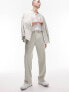 Фото #2 товара Topman wide leg suit trousers in light khaki