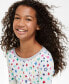 Фото #2 товара Family Pajamas Little & Big Kids Star Toss Cotton Snug-Fit Family Holiday Pajamas, Created for Macy's