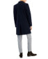 Фото #2 товара Men's Barge Classic Fit Wool/Cashmere Blend Solid Overcoat