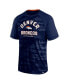 Фото #3 товара Men's Navy Denver Broncos Hail Mary Raglan T-shirt