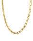 Фото #1 товара And Now This gold Plated Cable Chain Necklace 16" + 2" Extender