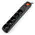 Фото #1 товара Power strip with protection Acar F5 black - 5 sockets - 3m