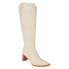 Фото #2 товара COCONUTS by Matisse Bonnye Pointed Toe Zip Up Womens Off White Casual Boots BON