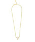 ფოტო #1 პროდუქტის Triangle Cubic Zirconia Accent Necklace