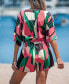 ფოტო #2 პროდუქტის Women's Geo Print Belted Romper