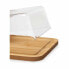 Сырная доска С крышкой Коричневый Прозрачный Бамбук 19,1 x 7,5 x 25,1 cm (4 штук)