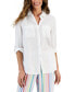 Фото #1 товара Women's 100% Linen Shirt, Created for Macy's